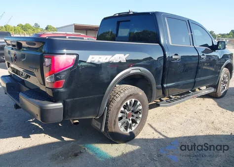 2024 Nissan Titan Pro-4X/Platinum Reserve from USA, damaged, VIN 1N6AA1ED8RN102081